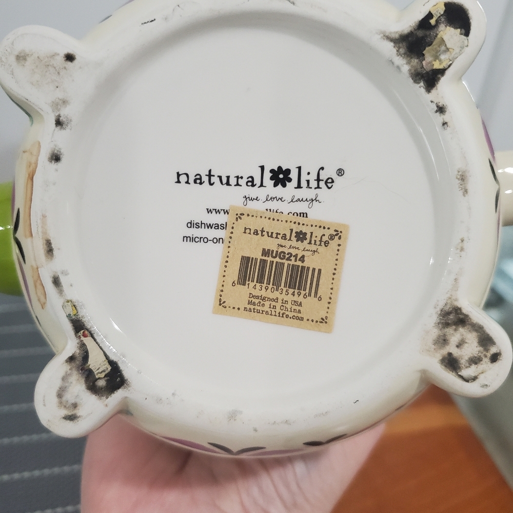 Natural Life Multicolor Turtle Mug - Picture 4 of 6